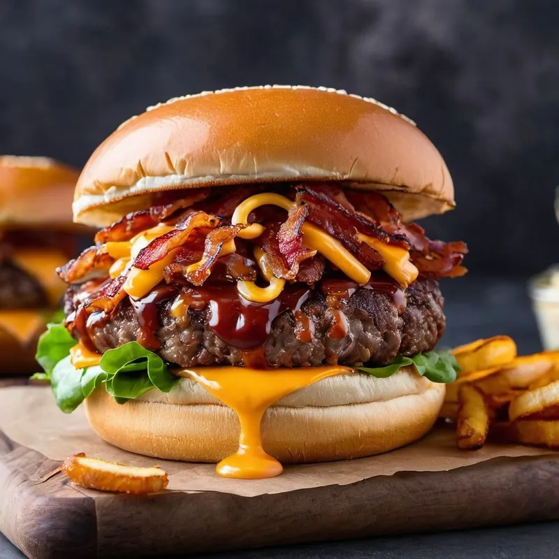 Brawling BBQ Burger image